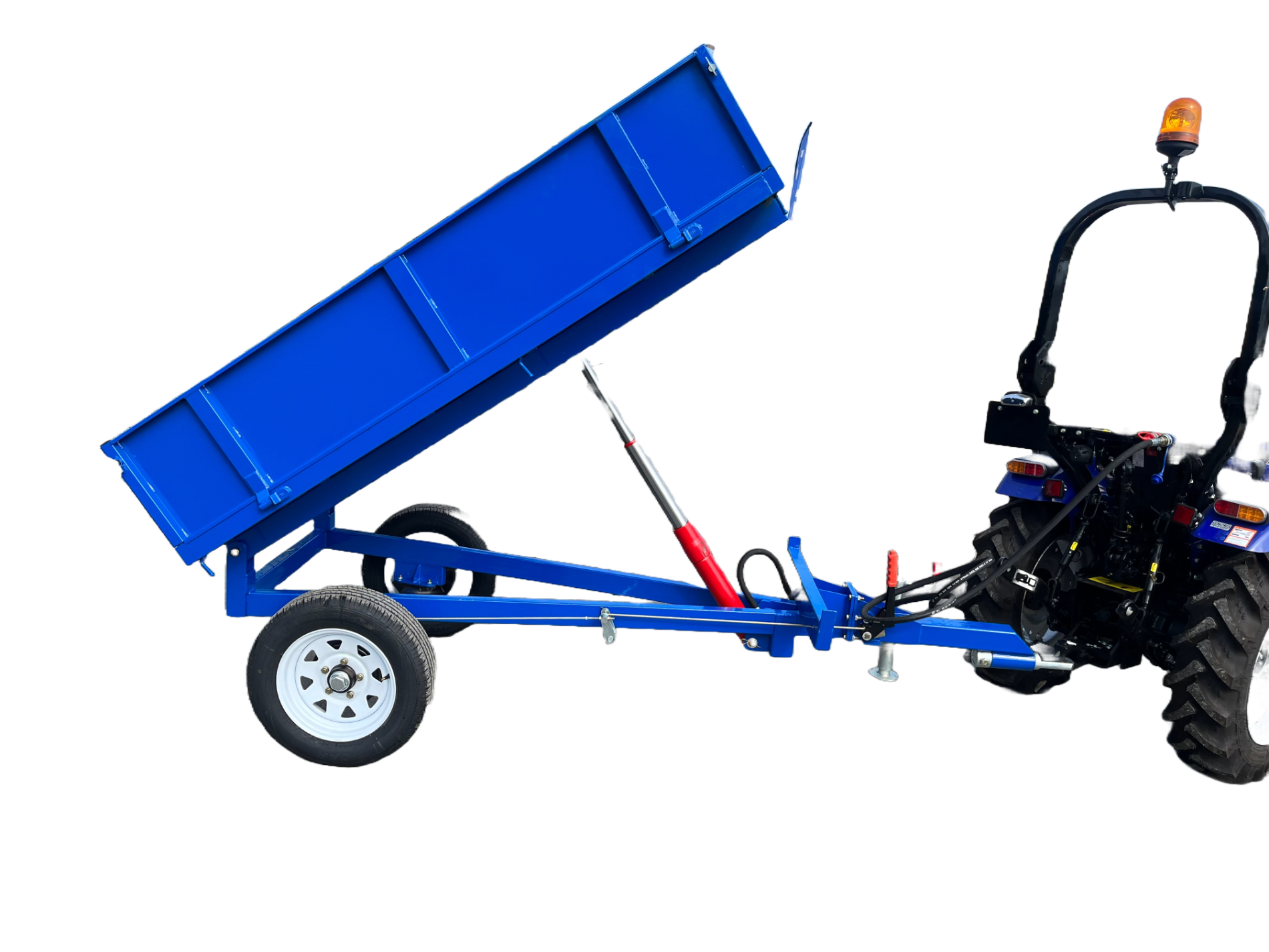 REMORQUE A BASCULEMENT HYDRAULIQUE (3 côtés rabattables)